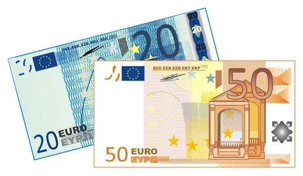 Espèces en euros — Photo
