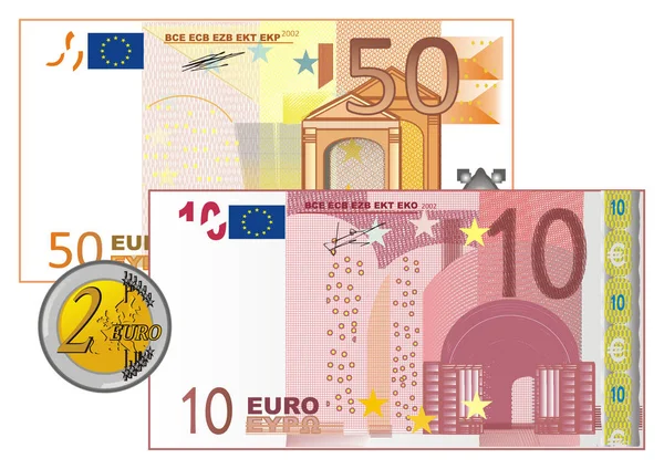 Euro nakit — Stok fotoğraf