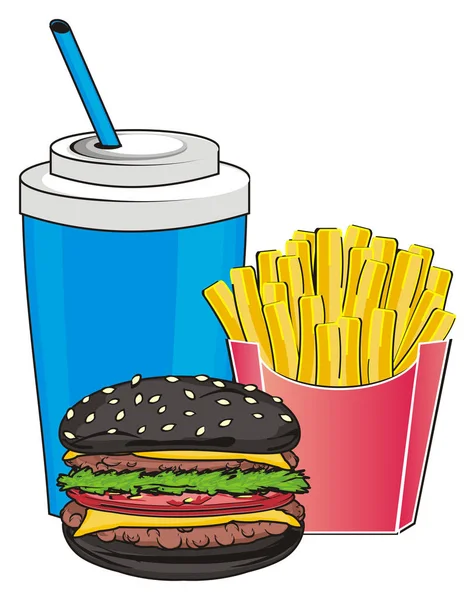 Tasty fast food — Stock Photo, Image