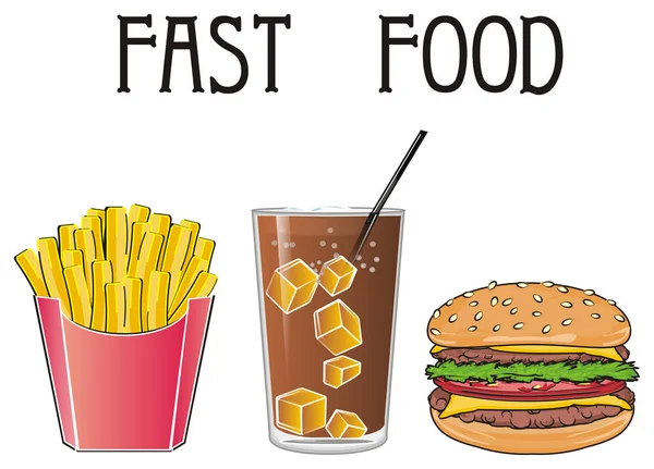 Gustoso fast food — Foto Stock