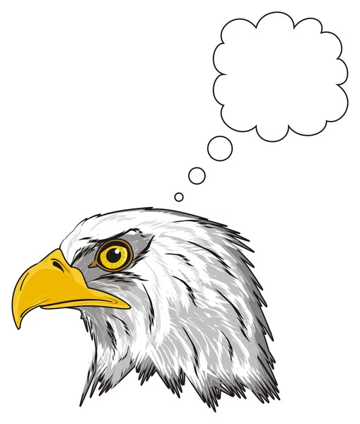 Голова американского орла — стоковое фото
