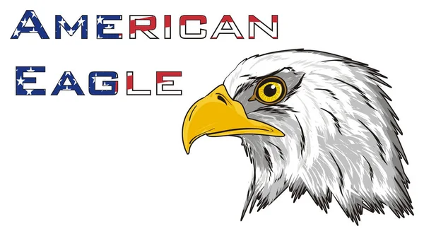 Επικεφαλής της American eagle — Φωτογραφία Αρχείου