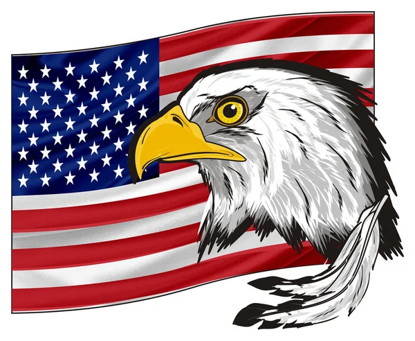 Chef för American eagle — Stockfoto