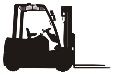 bir forklift kamyon