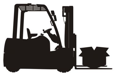 bir forklift kamyon