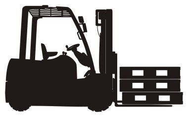 bir forklift kamyon