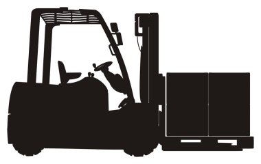 bir forklift kamyon