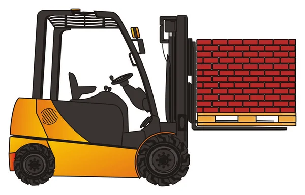 One forklift truck — Stock Photo, Image