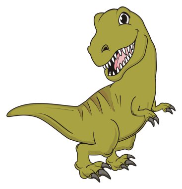 bir sevimli dinozor