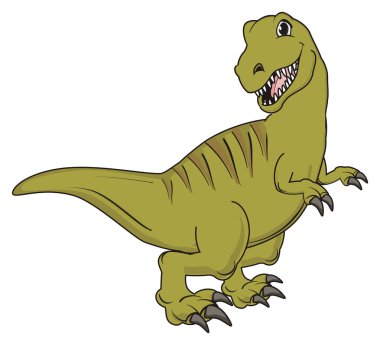 bir sevimli dinozor