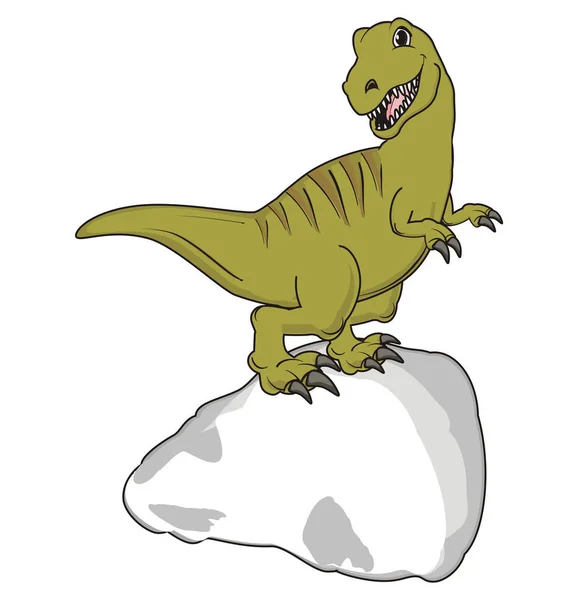 Jeden ładny dinozaura — Zdjęcie stockowe