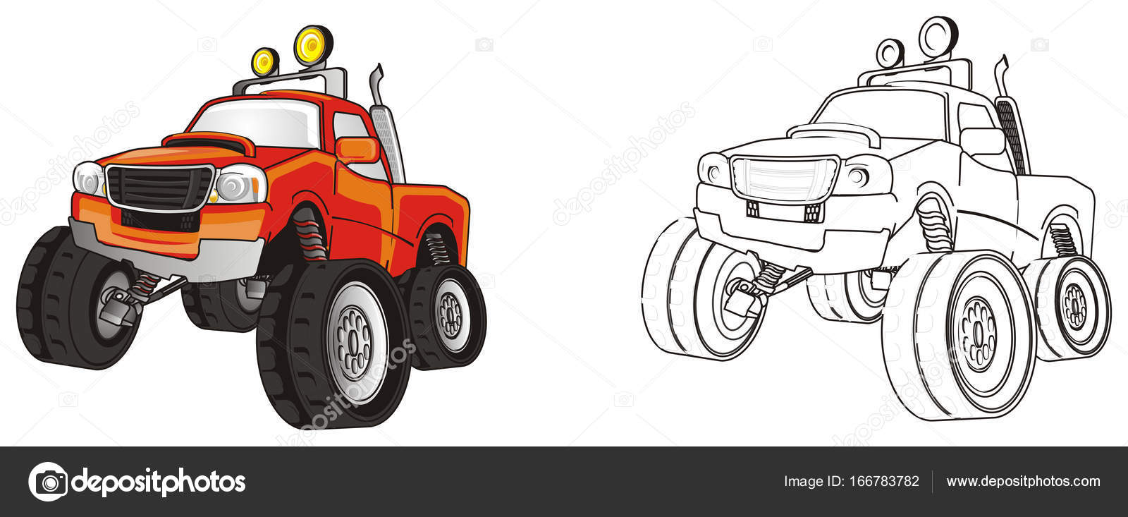 Monster Truck para colorir 19  Carro monstro, Desenhos de carros, Monster  truck