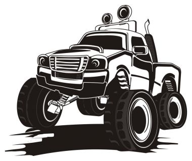 bir bigfoot araba