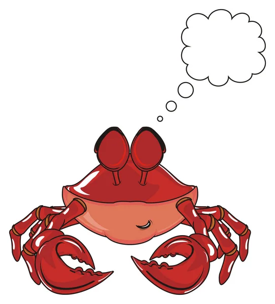 Söt röd krabba — Stockfoto