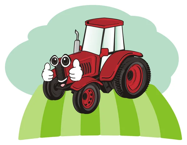 Un puesto de tractor de granja —  Fotos de Stock