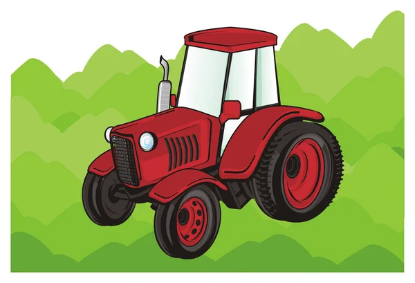 Un tractor de granja — Foto de Stock