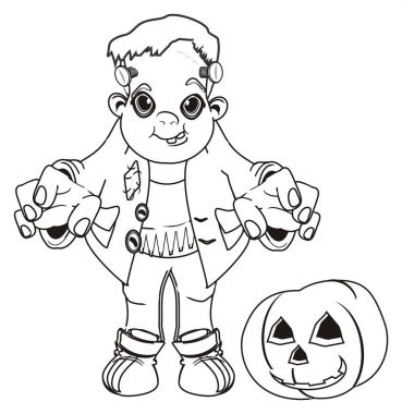 Frankenstein stand kabak ile boyama