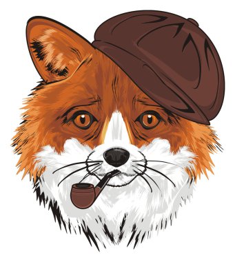 burun Fox boru ile şapkalı