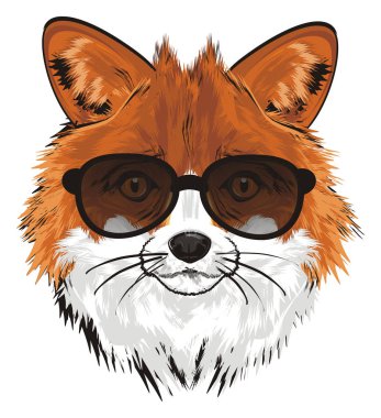 burun Fox büyük siyah güneş gözlüğü