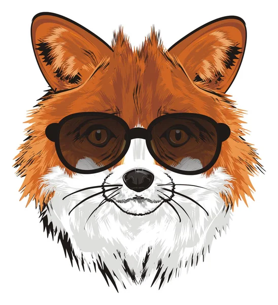 burun Fox büyük siyah güneş gözlüğü