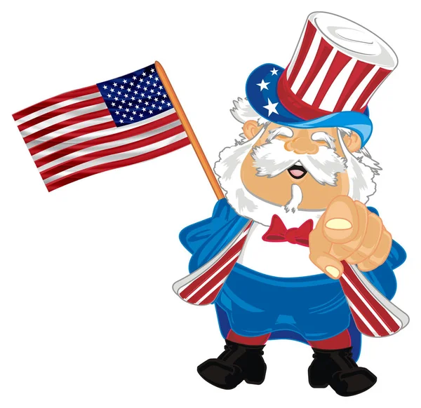 July Independence Day Usa Man — Stock Photo, Image