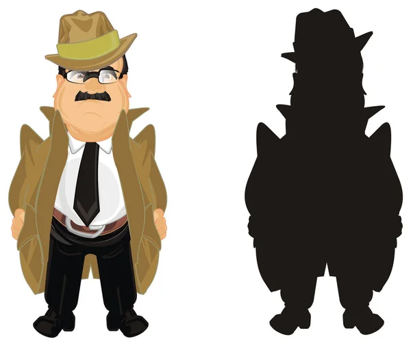 Colored Solid Black Detectives Stands — Stock Photo, Image