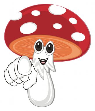 Tek elle komik amanita