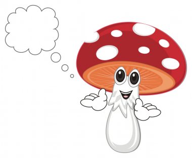 mutlu amanita dur ve düşünmek