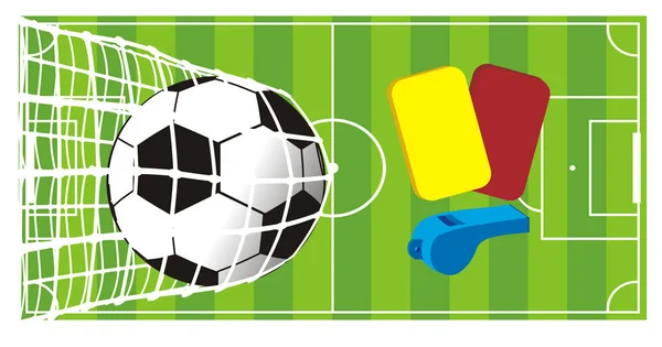 Goal Many Tools Soccer Game — Stock Photo, Image