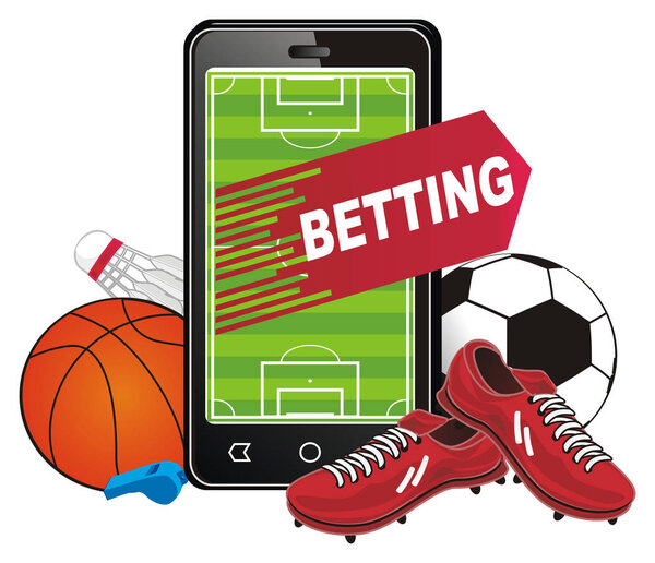 sport betting and many symbols of tools