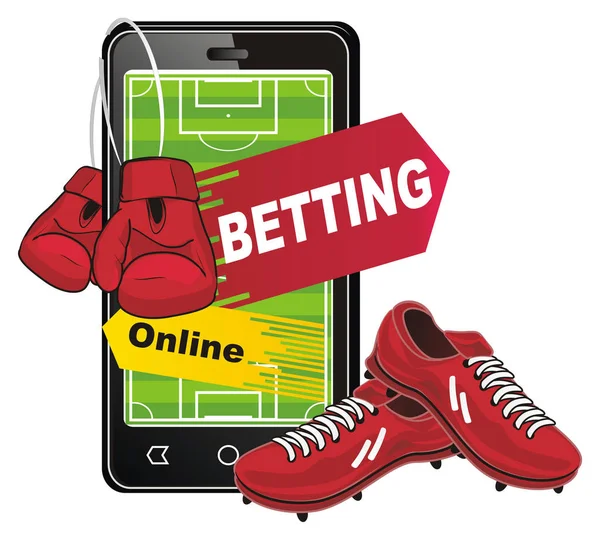 red symbols of sports and betting