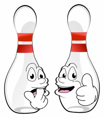Sürpriz ve mutlu bowling lobutları