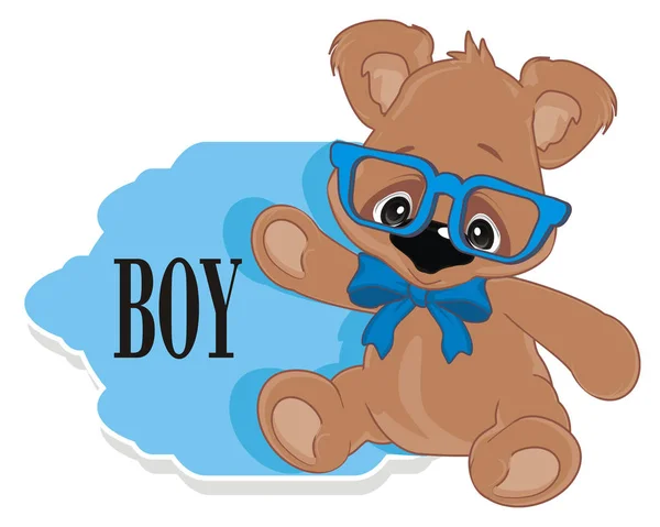 Αρκουδάκι Και Είναι Αγόρι — Φωτογραφία Αρχείου