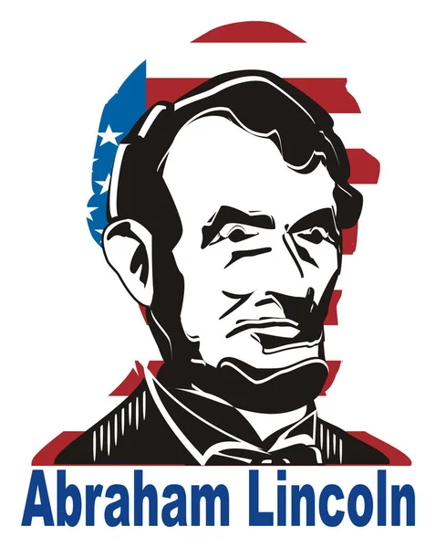 Lincoln Siyah Beyaz Yüzü — Stok fotoğraf