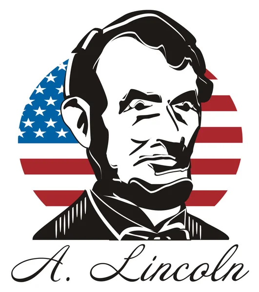 Abraham Lincoln Usa Nın Başkanıydı — Stok fotoğraf