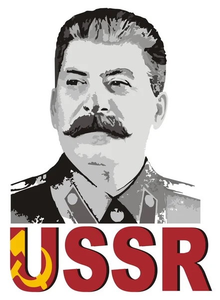 Joseph Stalin Cartas Con Bandera — Foto de Stock