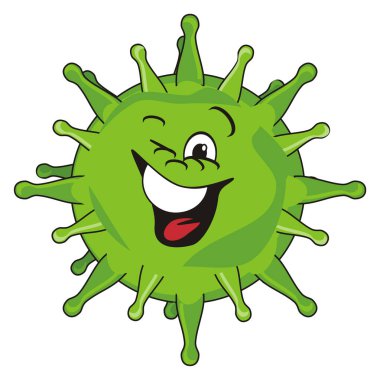 çılgın yeşil virüs sana gülümsüyor