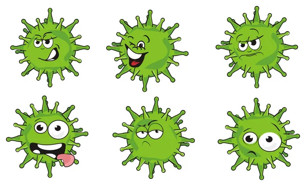 Banyak Wajah Yang Terkena Virus — Stok Foto