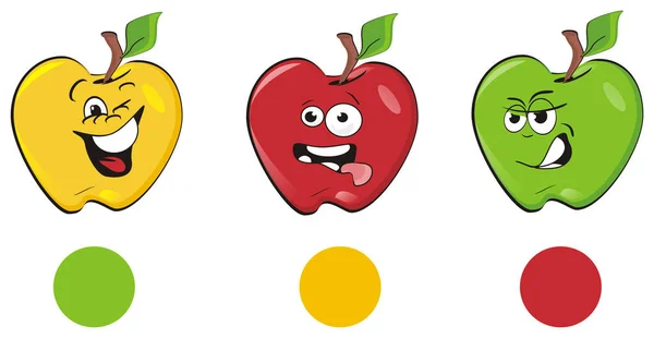 Encontrar Color Adecuado Para Las Manzanas —  Fotos de Stock