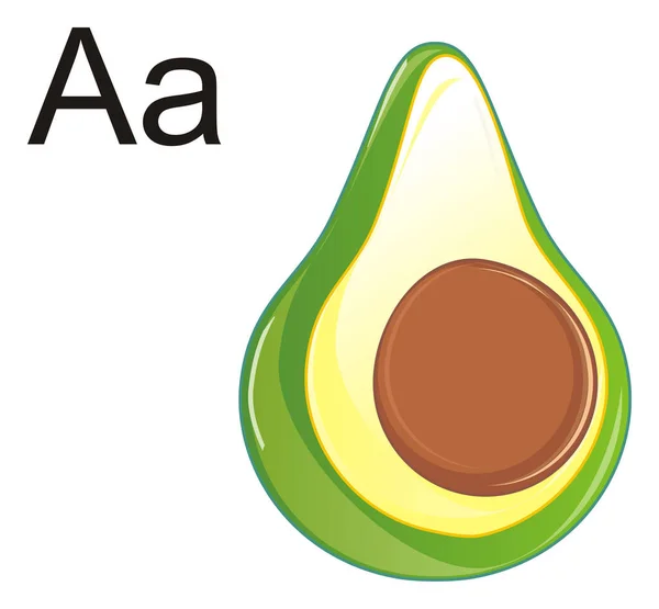 Ist Für Grüne Avocado — Stockfoto