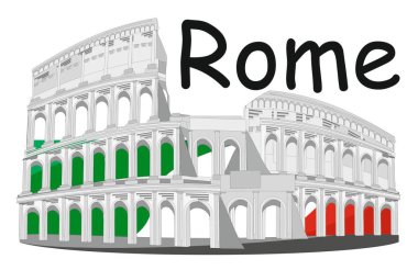 Kolezyum ve Roma sembolleri