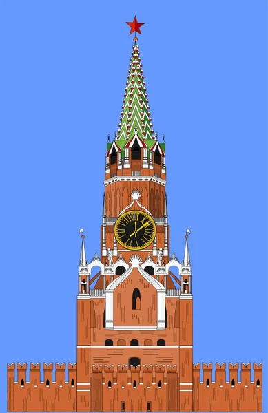 Famosa Plaza Roja Kremlin —  Fotos de Stock