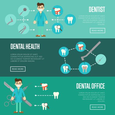 Diş office yatay Web sitesi şablonları