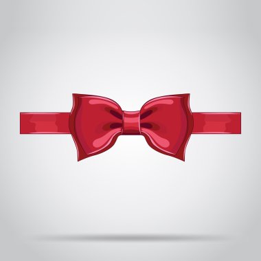 izole kırmızı yay