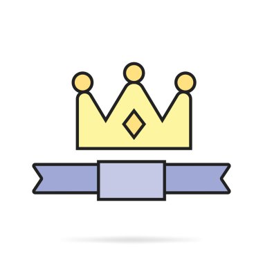 Gölge ile izole simgeler Ödülleri