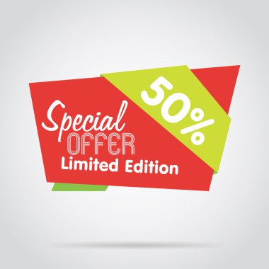 Soyut izole rozet, etiket veya etiket, raster