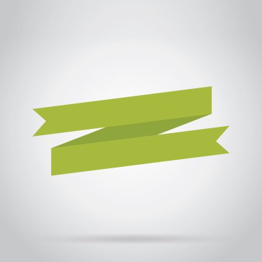 Soyut şerit etiket, raster izole.