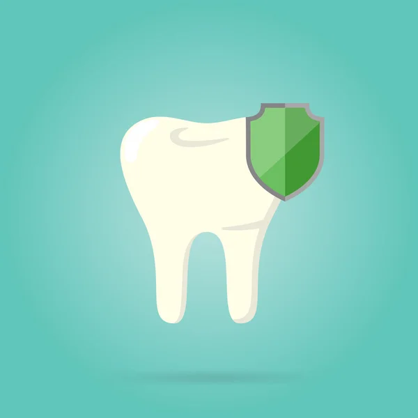 Zub logo izolovaná, rastrové — Stock fotografie
