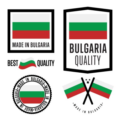 Made in Bulgaria etiket seti