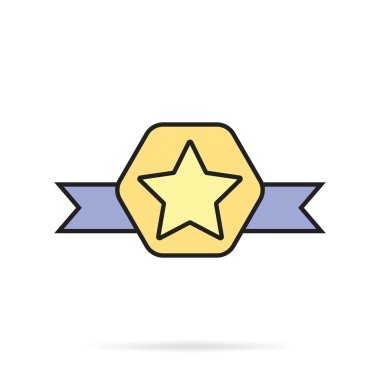 Gölge ile izole simgeler Ödülleri